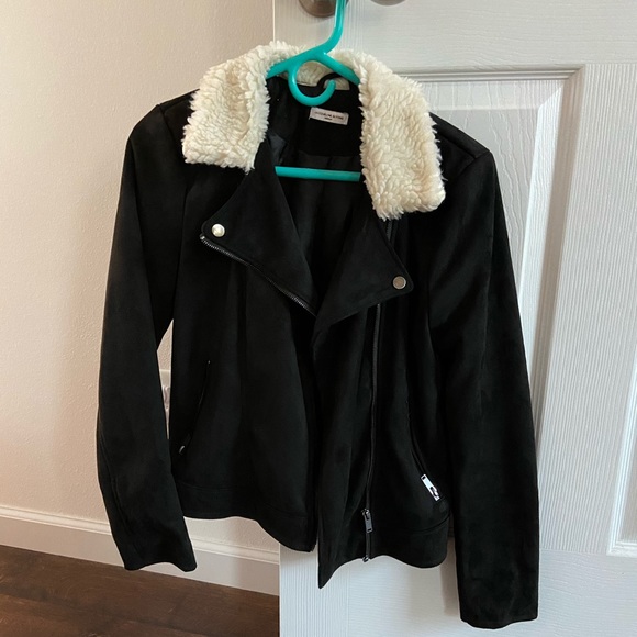 JDY faux suede bomber jacket - Picture 2 of 4